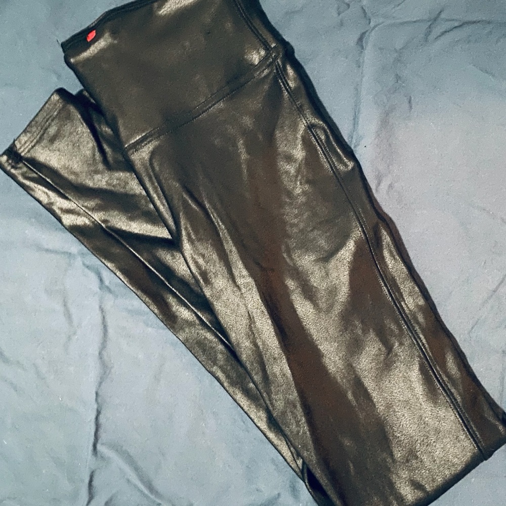 Spanx faux leather leggings